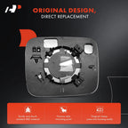 Driver Manual Mirror Glass for Jeep Renegade (2015-2018)