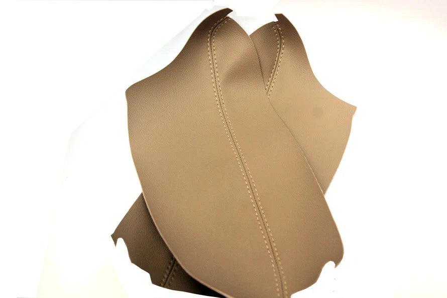 Door Panel Armrest Cover for Acura MDX (2007–2013) Beige PVC Leather