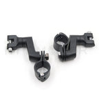 1" Motorcycle Highway Offset Foot Peg Mount for Harley Sportster Dyna Softail
