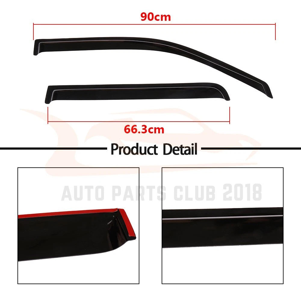 In-Channel Window Visors for Ford F150 (2004–2008)