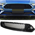 Front Upper Grille Mesh for Ford Mustang (2018–2021) Black Honeycomb ABS