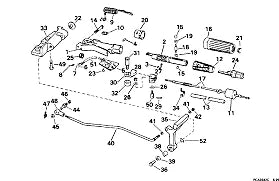 Throttle Cable for Johnson Evinrude Outboard 20-35HP (1990–Present) 398243 433159