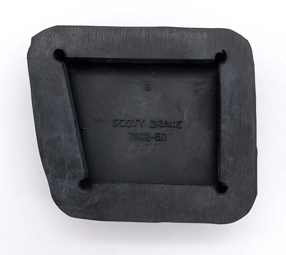 Brake Pedal Pad Black Rubber Replacement for Ford Mustang 1979–1993 5.0