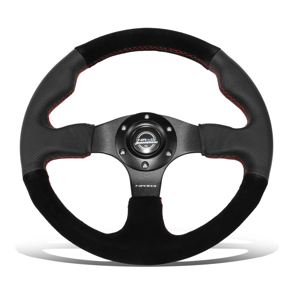 NRG 320MM 6-Hole Racing Steering Wheel for Universal Fit