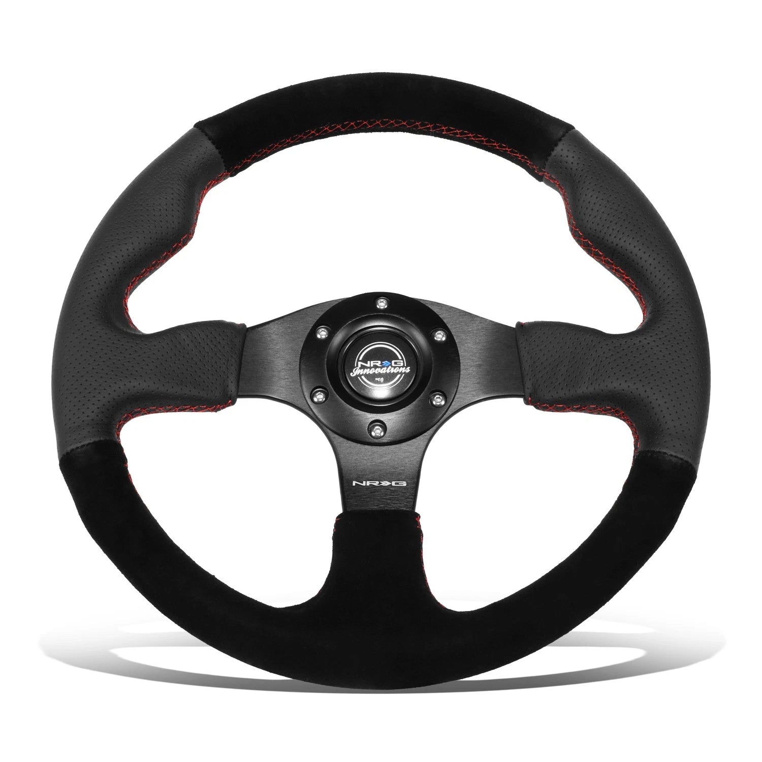 NRG 320MM 6-Hole Racing Steering Wheel for Universal Fit