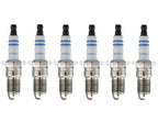 Set of 6 Bosch Fine Wire Iridium Spark Plugs for Ford Pontiac V6 Mercedes L6