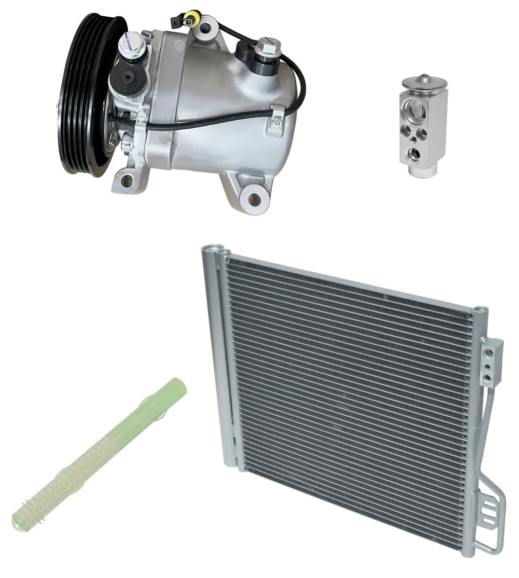 AC Compressor Kit With Condenser for Smart Fortwo 1.0L (2012–2014)