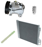 AC Compressor Kit With Condenser for Smart Fortwo 1.0L (2012–2014)