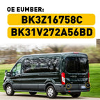 Rear Cargo Door Bumper Magnet Cover Trim for Ford Transit (2015–2019)