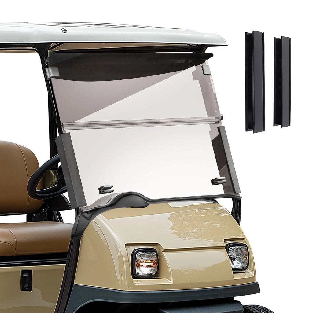 Cart Shield Screen for EZGO RXV (2008–Present) Smoke PC Protection Guard