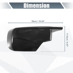 Carbon Fiber M4-Style Rearview Mirror Cover for BMW E39 E46 325i 328i (1998–2005)