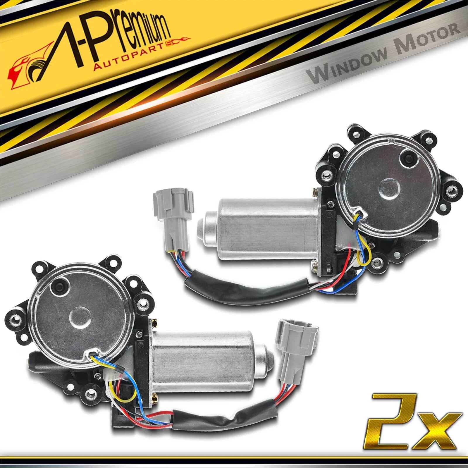 2X Front Window Motor for Nissan Titan (2004–2019) Armada QX56