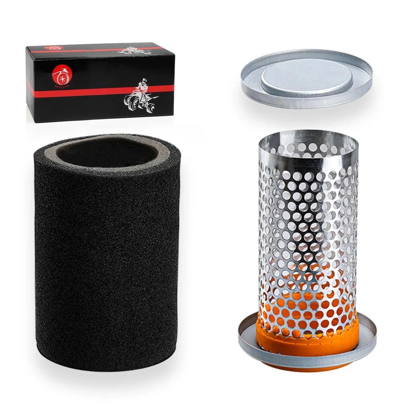 Air Filter & Guide Cage Cap for Yamaha Kodiak 400 450 (2002–2013)