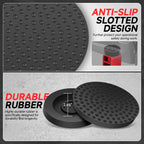 Set of 2 Rubber Pad Adapters for Floor Jack Protection (Universal)