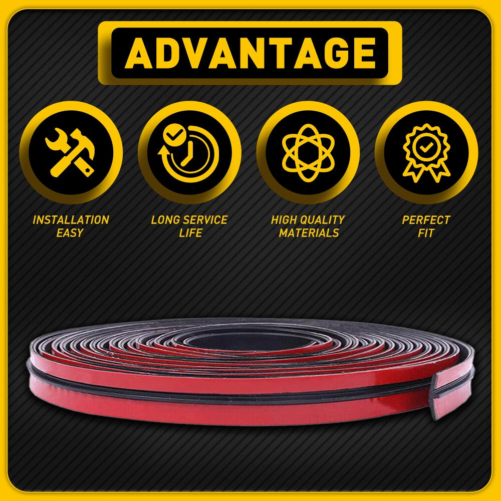 20FT Windshield Molding Rubber Seal Trim for Universal Applications