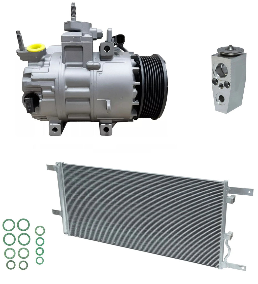 AC Compressor Kit With Condenser for Ford F-250 Super Duty 6.7L (2021–2023)