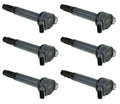 Set of 6 NGK Direct Ignition Coils for Lexus ES350 (2007–2012), Toyota Camry (2007–2011), RAV4 (2006–2012), Lotus Evora (2009–2014)