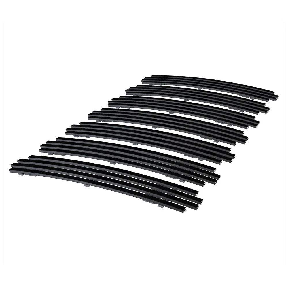 Upper Stainless Black Billet Grille Insert for Jeep Wrangler JK (2007–2018)