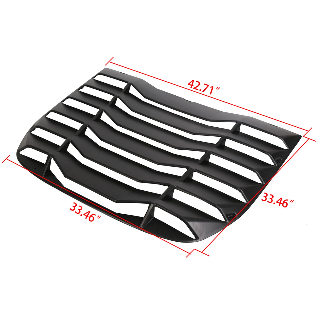 Rear Window Louver Sun Shade Vent for Nissan 370Z (2009-2020)