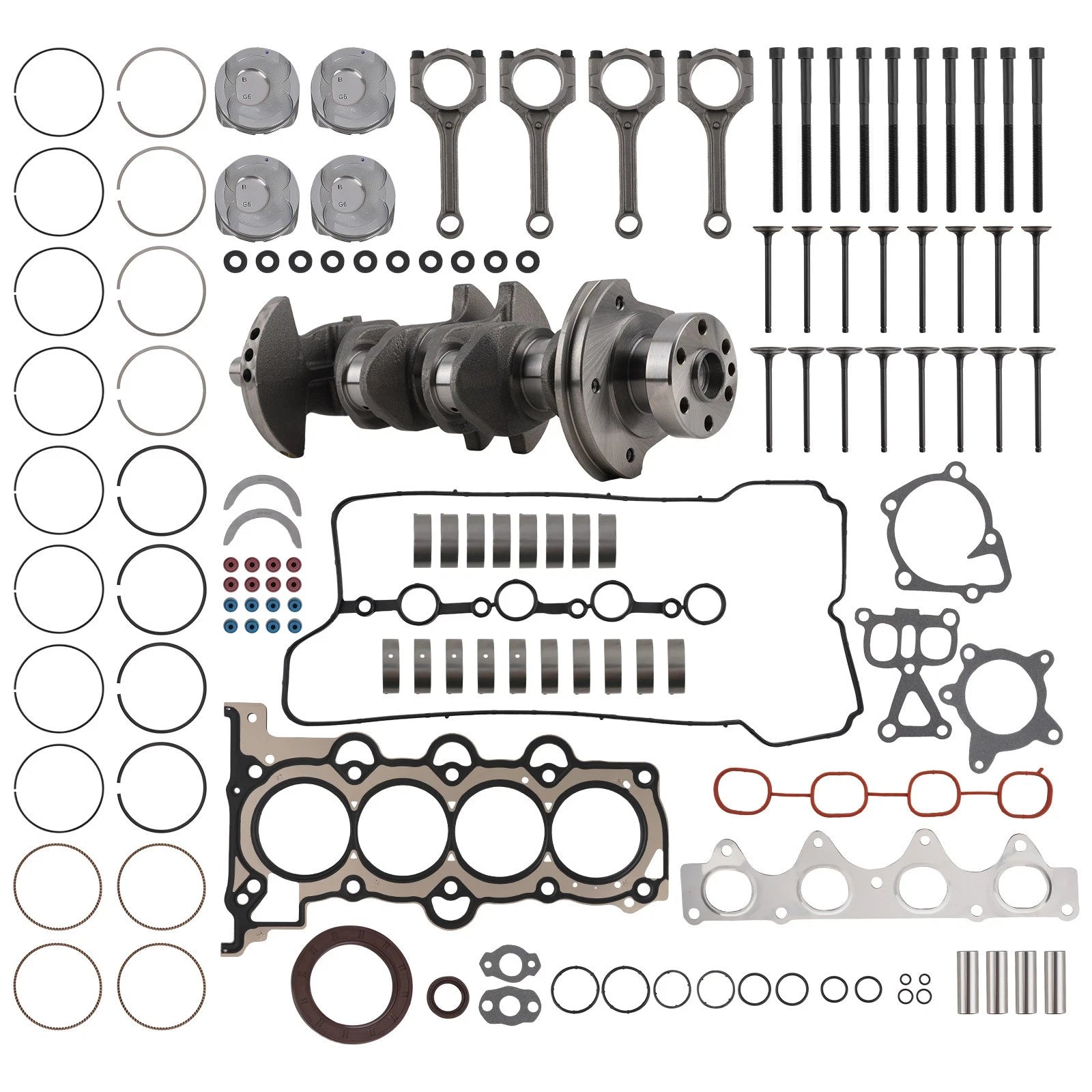 Engine Overhaul Rebuild Kit for Kia Soul, Hyundai Accent, Veloster (2014–2017)