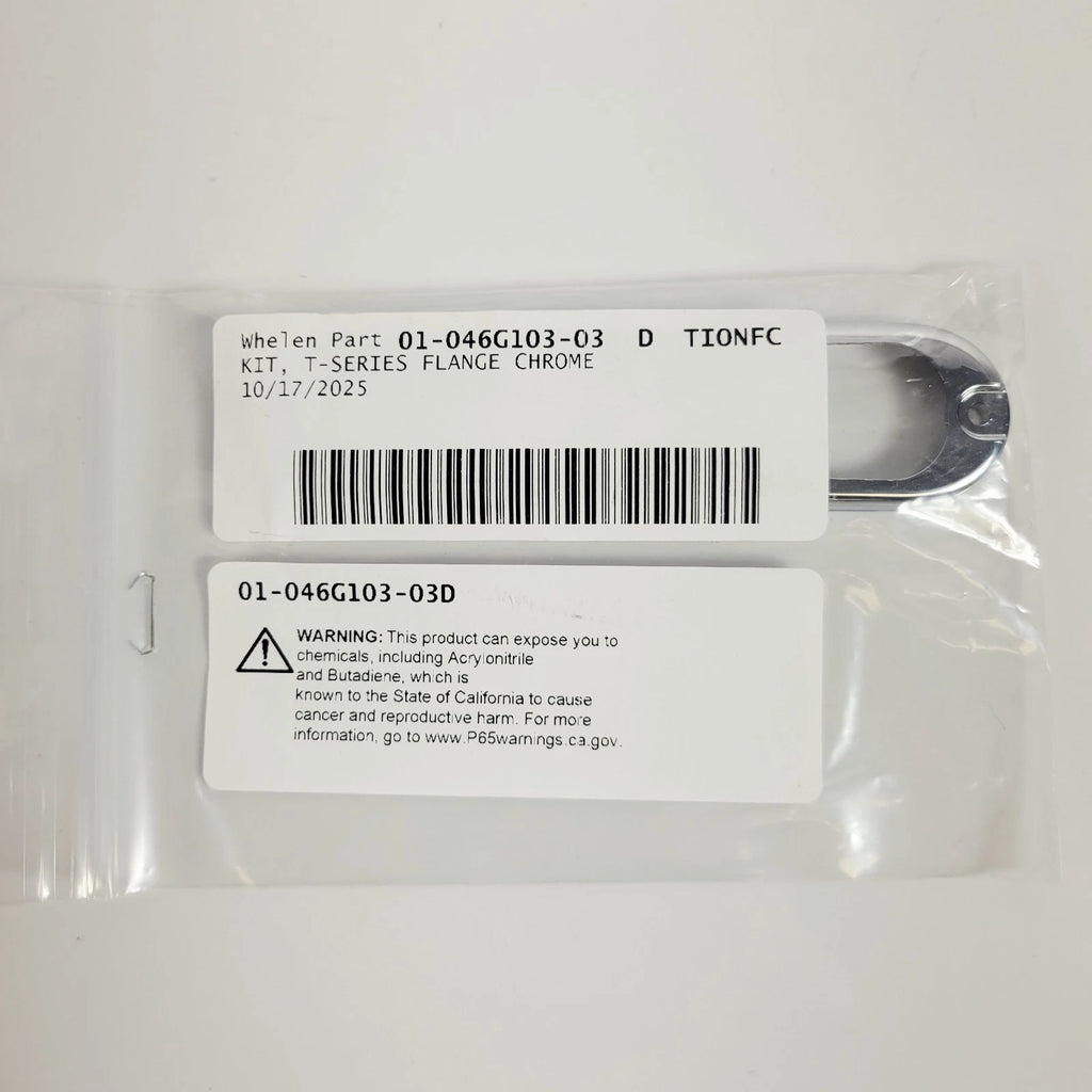 Whelen Chrome Plated Flange for Whelen Models (01-046G103-03D)