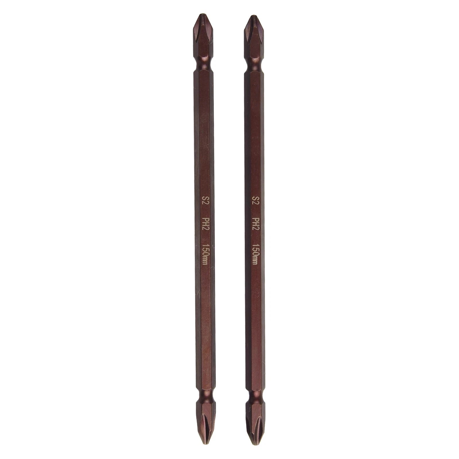 Screwdriver Set of 3 6.35mm Hex Shank Alloy Steel 65mm 100mm 150mm