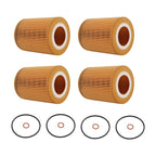 4x Oil Filters for Volvo S80 XC70 XC90 V70 (2007–2015)