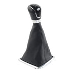1x Shift Gear Knob 5 Speed Leather Boot for Ford Focus (2005-2012)