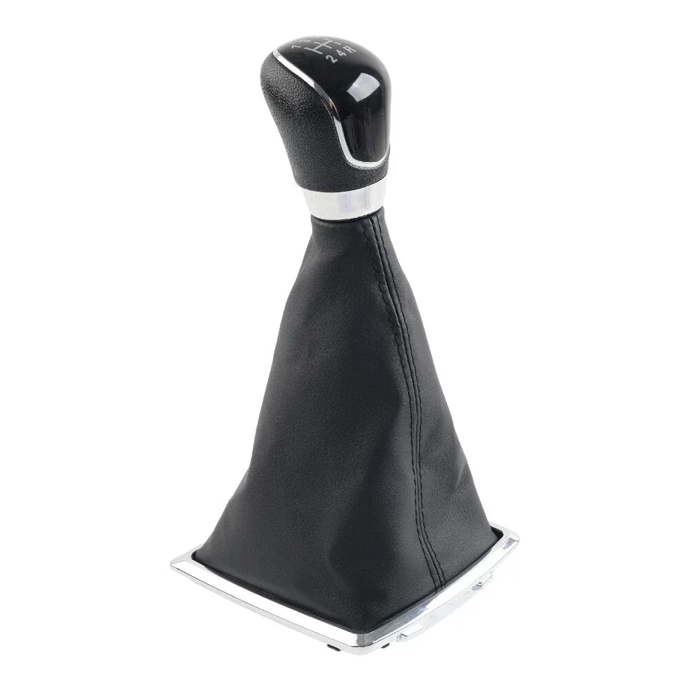 1x Shift Gear Knob 5 Speed Leather Boot for Ford Focus (2005-2012)