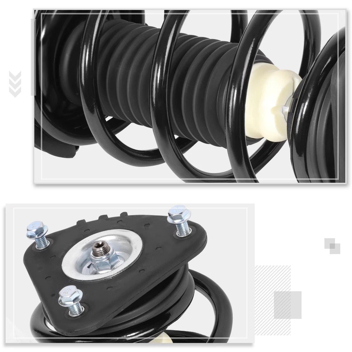 Complete Front Left Right Struts Assembly w/Coil Springs for Ford Focus (2012–2013)