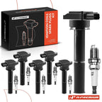 Set of 6 Ignition Coils & Iridium Spark Plugs for Mitsubishi Galant (2004–2007)