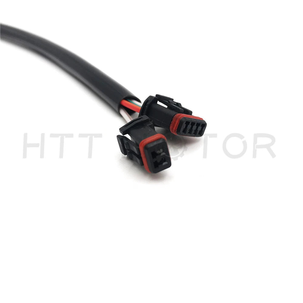 Complete Handlebar Cable Kit for Harley Touring (2014–2020) - Black Nylon