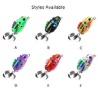 Frog Bait Lure 3.5cm 4g with Double Blades for Bass Fishing (Various Colors)