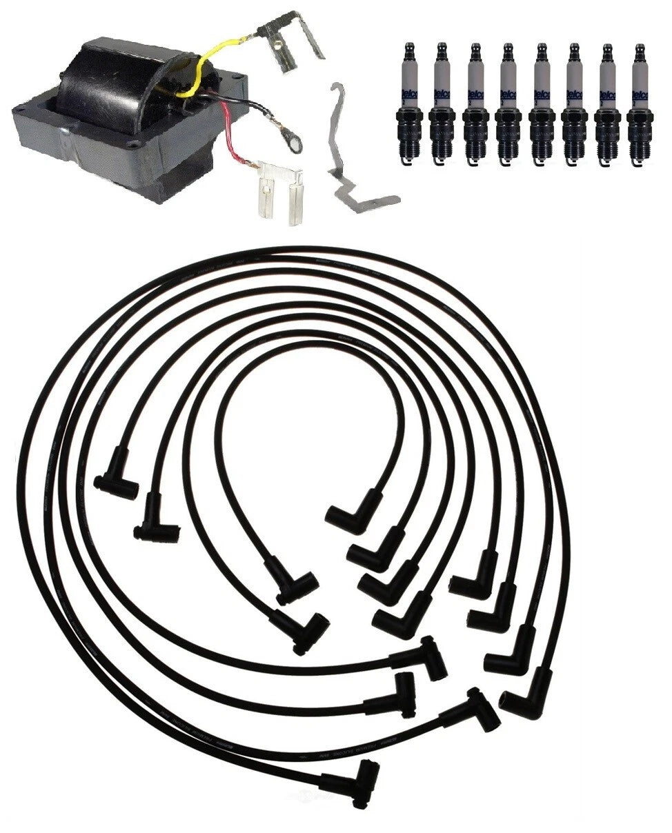Ignition Wires & Spark Plugs Kit for Chevrolet Corvette 5.7L (1977)