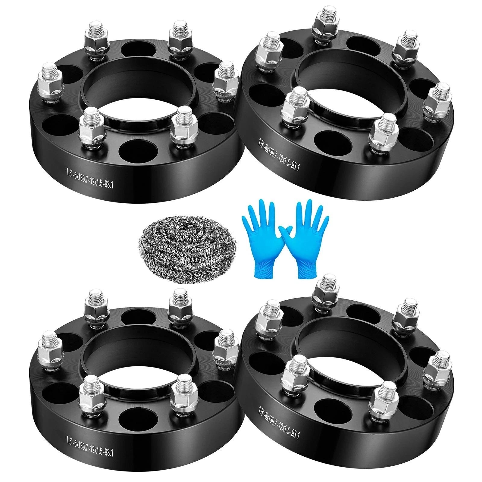 4x Hub Centric Wheel Spacers 1.5 In 6x139.7 93.1 CB for Ford Ranger Bronco