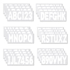 Set of 4 Boat Registration Identification Numbers Stickers A-Z & 0-9