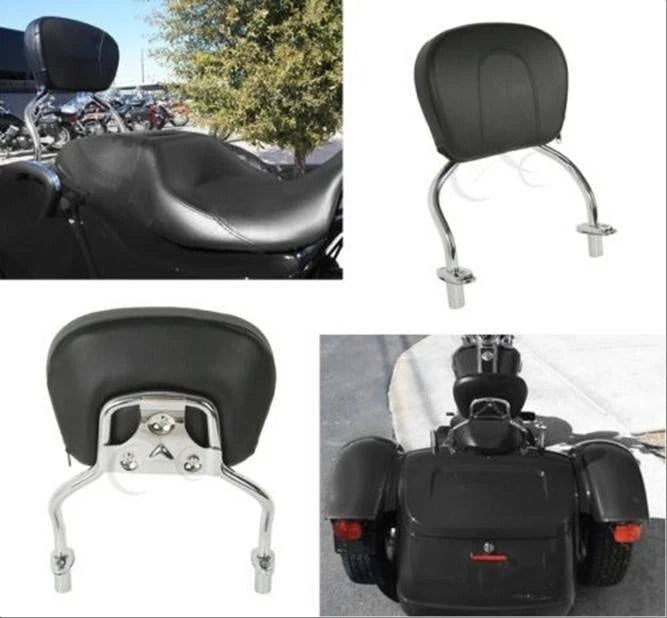 Detachable Sissy Bar Pad w/ Backrest for Harley Road Glide FreeWheeler (2015–2025)