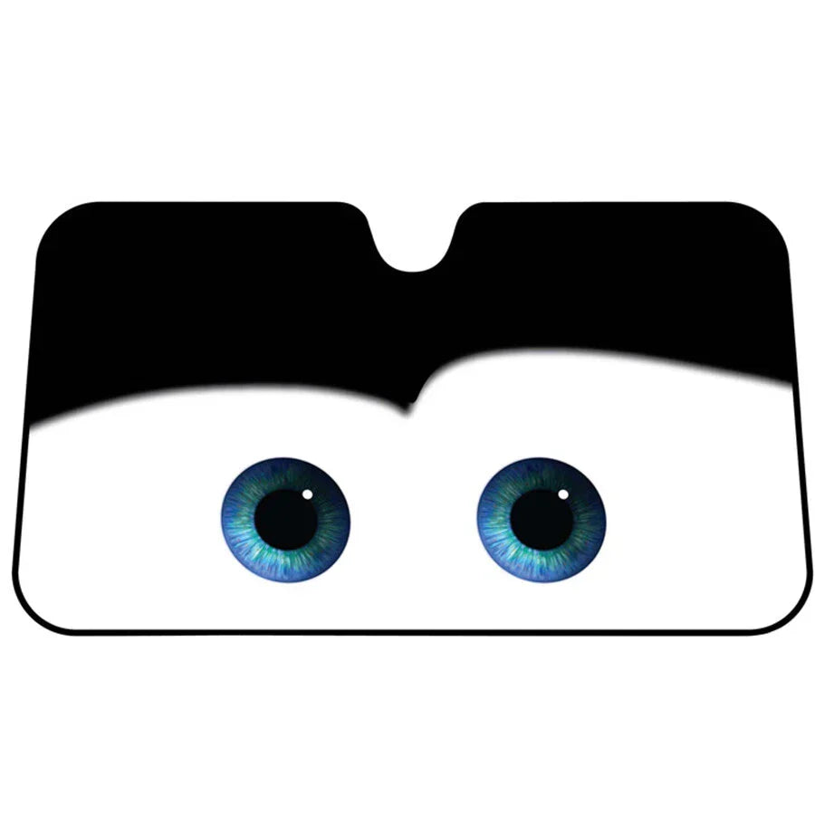 Cute Eye Folding Sun Shade Windshield Cover for Car (Universal Fit)