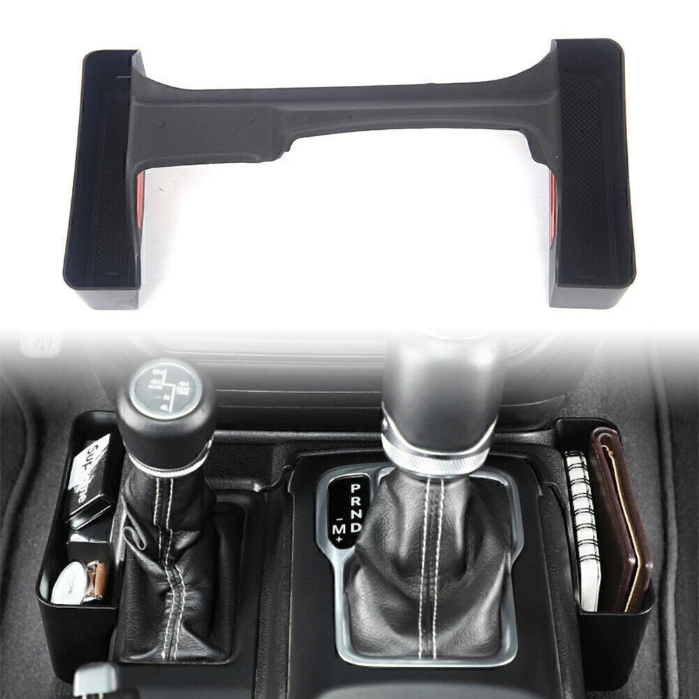 Gear Tray Gear Shift Storage Holder for Jeep Wrangler JL (2018–2021) Black