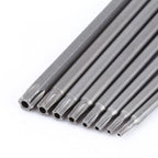 Torx Screwdriver Bit Set for Hex Security Tools (Extra Long)