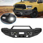 Steel Front Bumper Assembly w/ Winch Plate for Dodge Ram 2500 3500 (2019–2023)