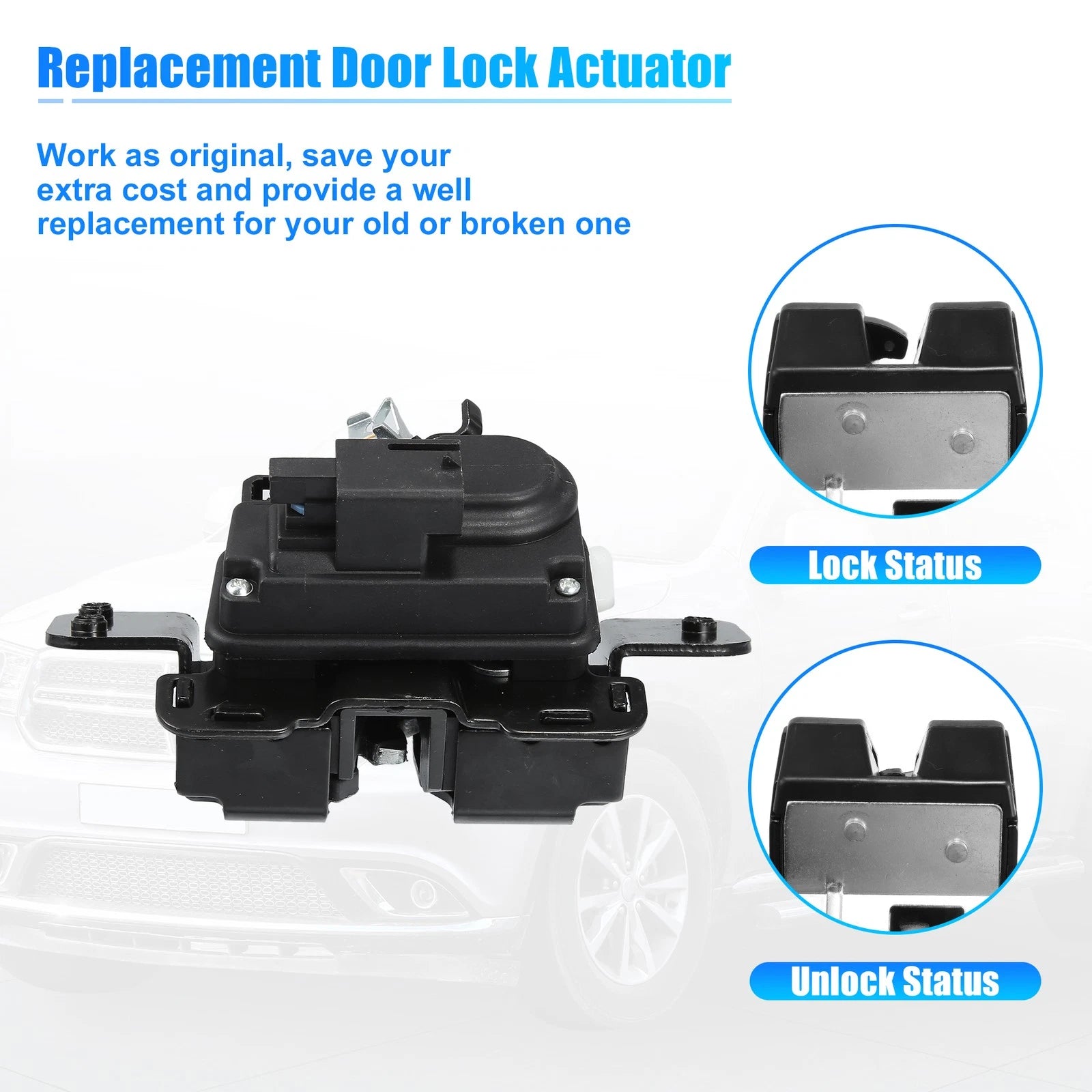 Rear Trunk Tailgate Lid Lock Actuator for Dodge Durango (2004–2005) No. 55362102AB