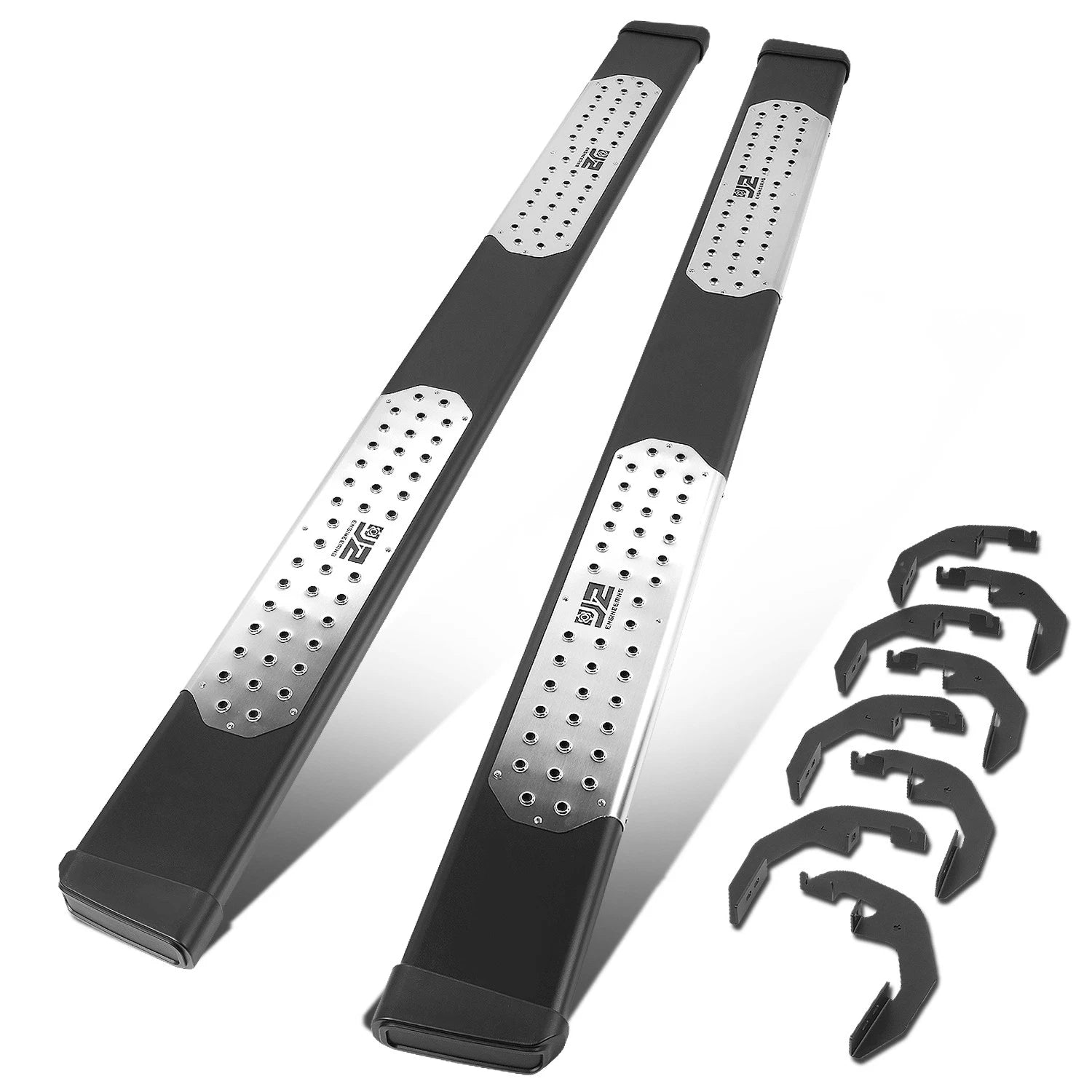 J2 Side Step Bar Running Boards for Silverado Sierra Crew Cab (2019–2022)