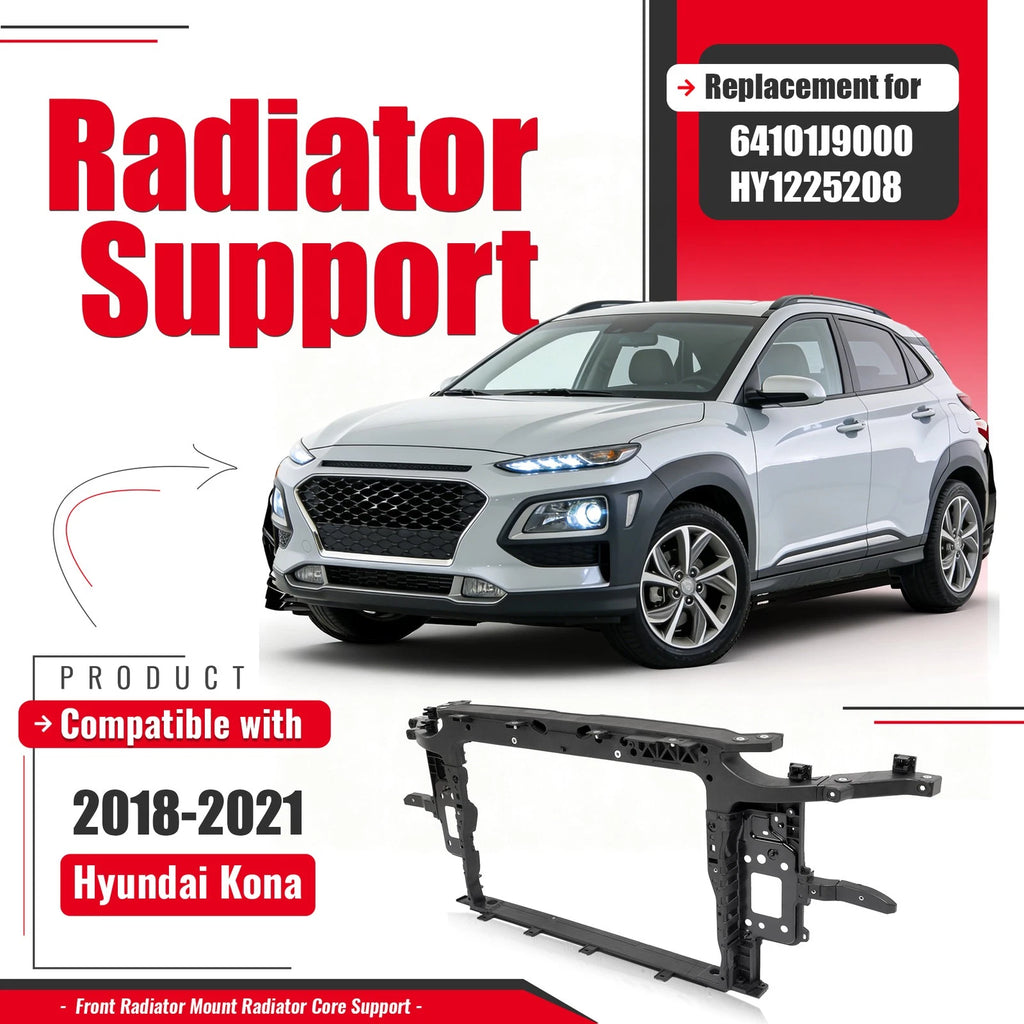 Radiator Support Assembly for Hyundai Kona (2018–2021) 64101J9000 HY1225208