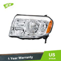 LH Headlight for Honda Pilot (2009–2011) - Clear Lens Halogen