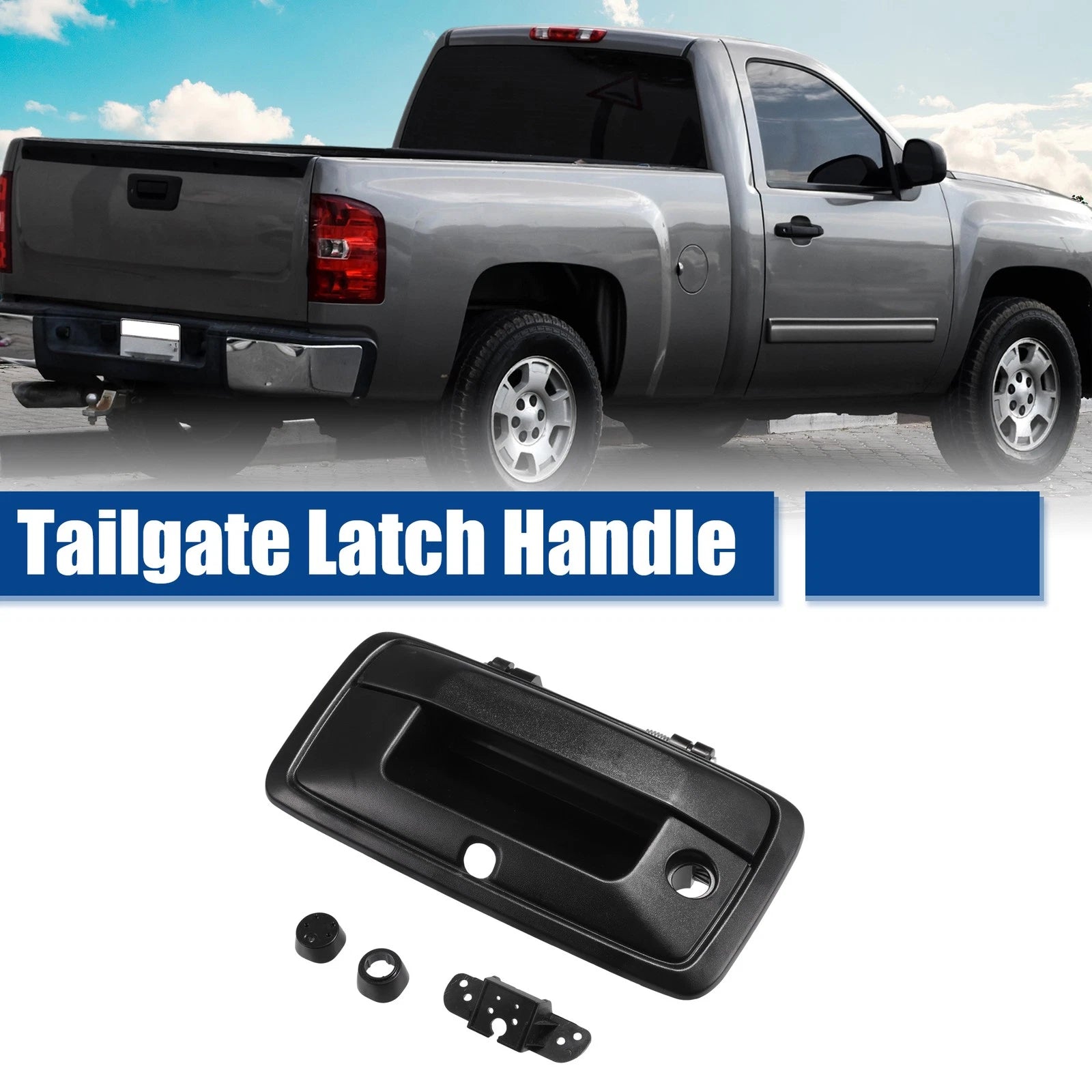 Tailgate Handle Liftgate Latch for Chevrolet Silverado GMC Sierra (2016–2019)