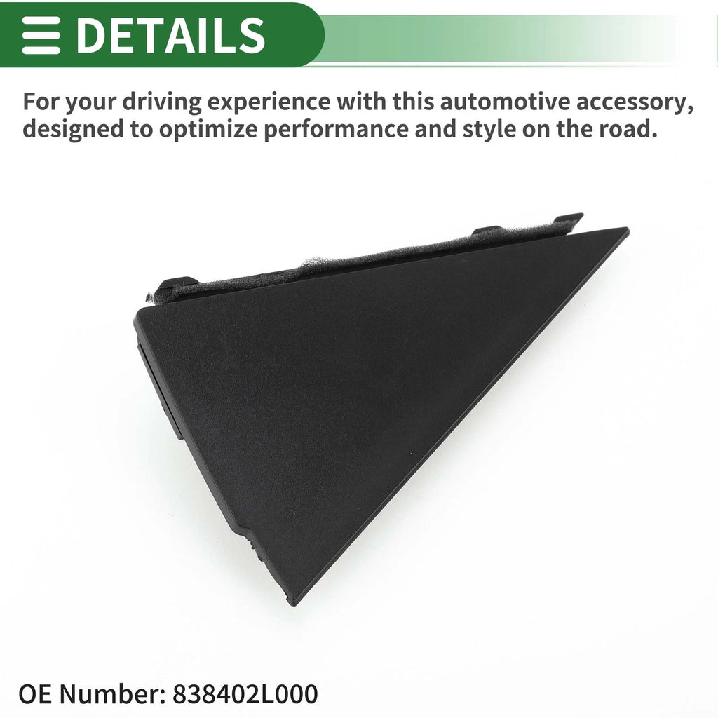 Front Right Pillar Corner Triangle Trim for Hyundai i30 (2008) No. 838402L000
