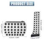 2 x Gas Brake Pedal Pads Covers for Mercedes-Benz C E S GLC GLK SLK Class