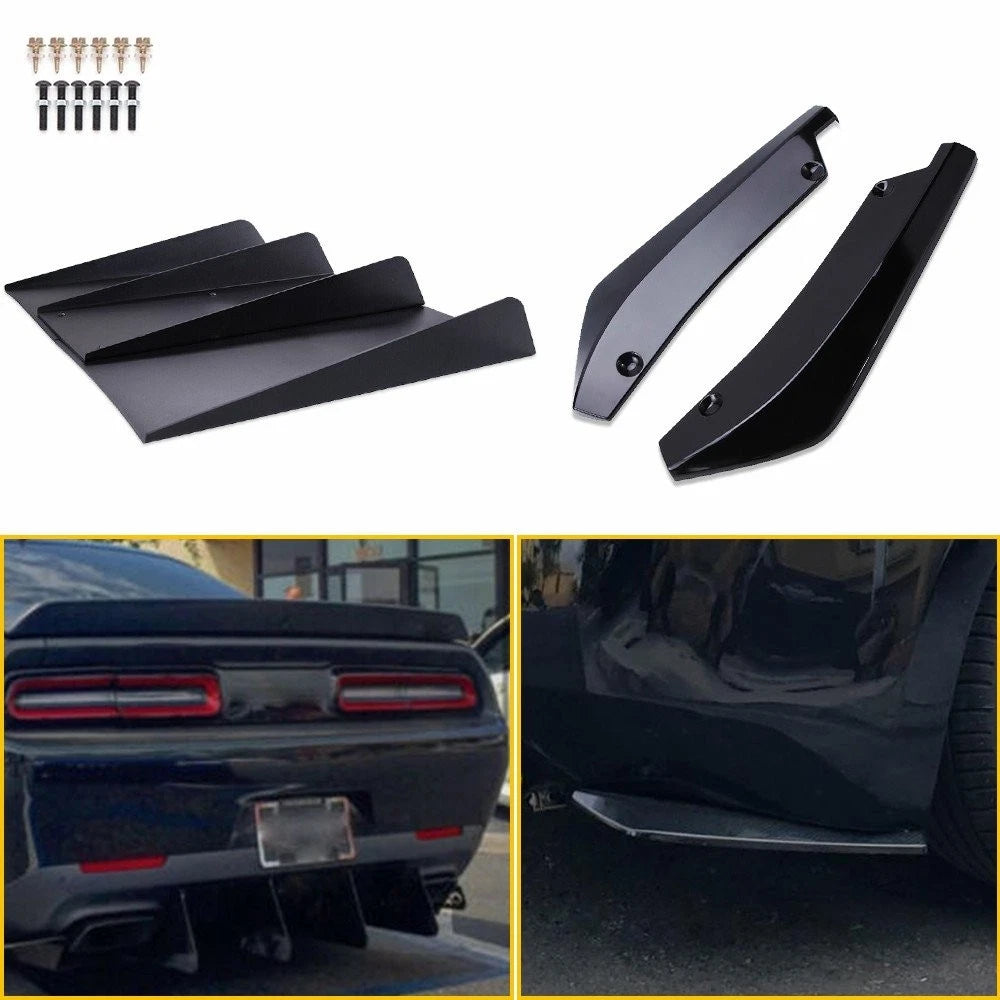Rear Diffuser + Rear Spats Splitter for Acura RLX TL TLX