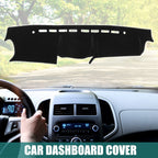 Dashboard Cover for Suzuki Jimny (2018–2023) Black Polyester Non-Slip